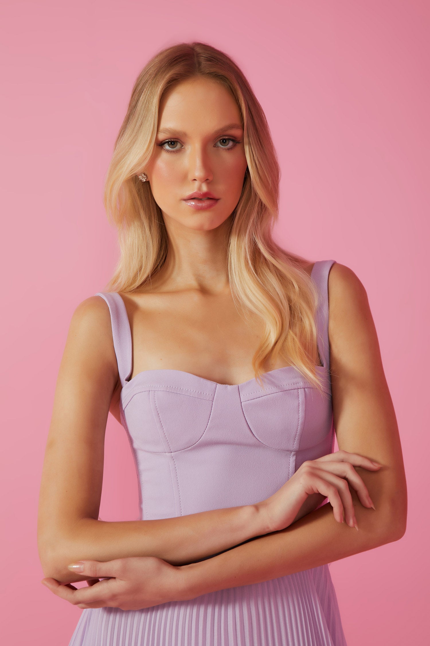 FABULOUS AGILITÀ - Vestido Longo Ruby Lavanda