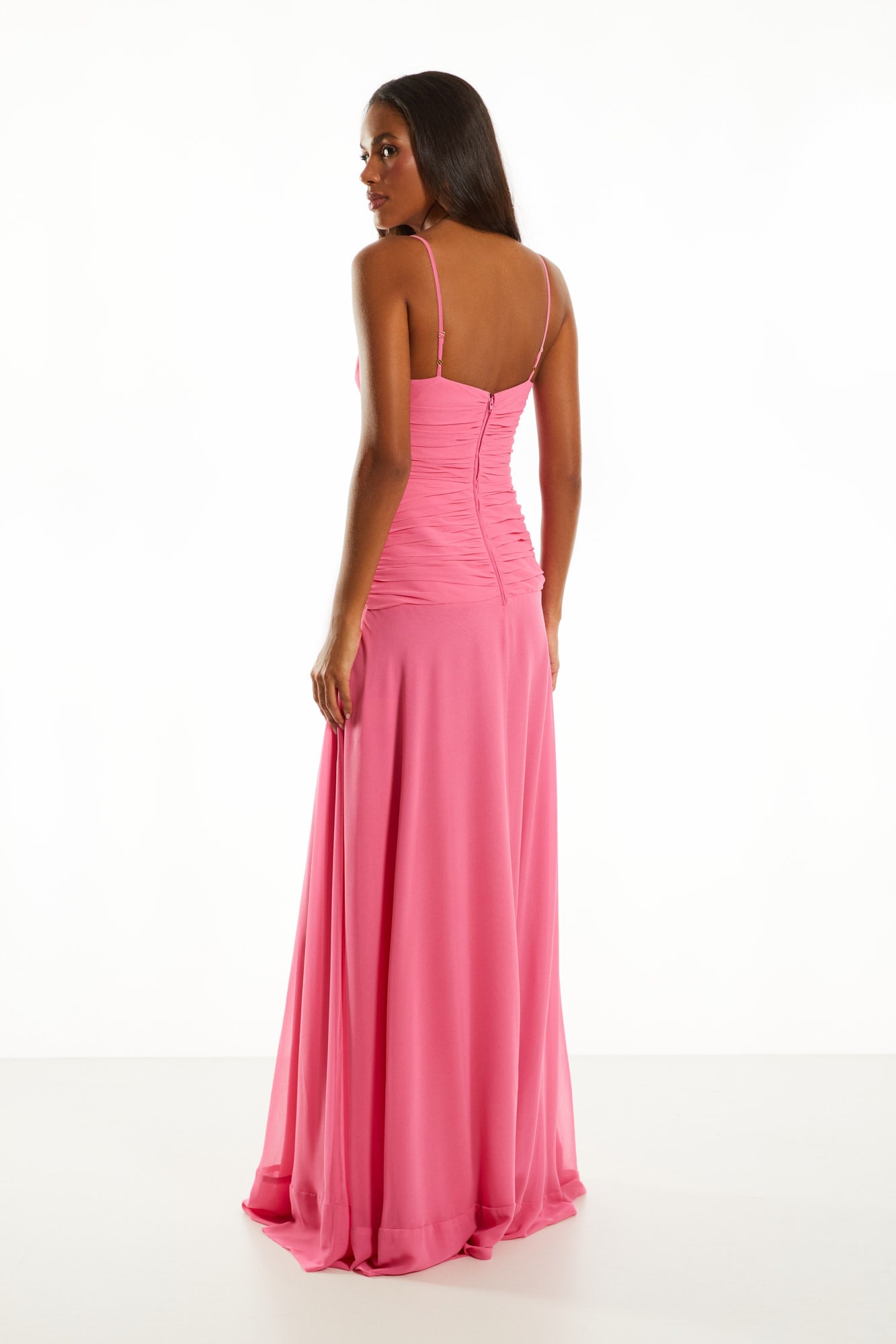 FABULOUS AGILITÀ - Vestido Longo Blake Tulipa Rosa