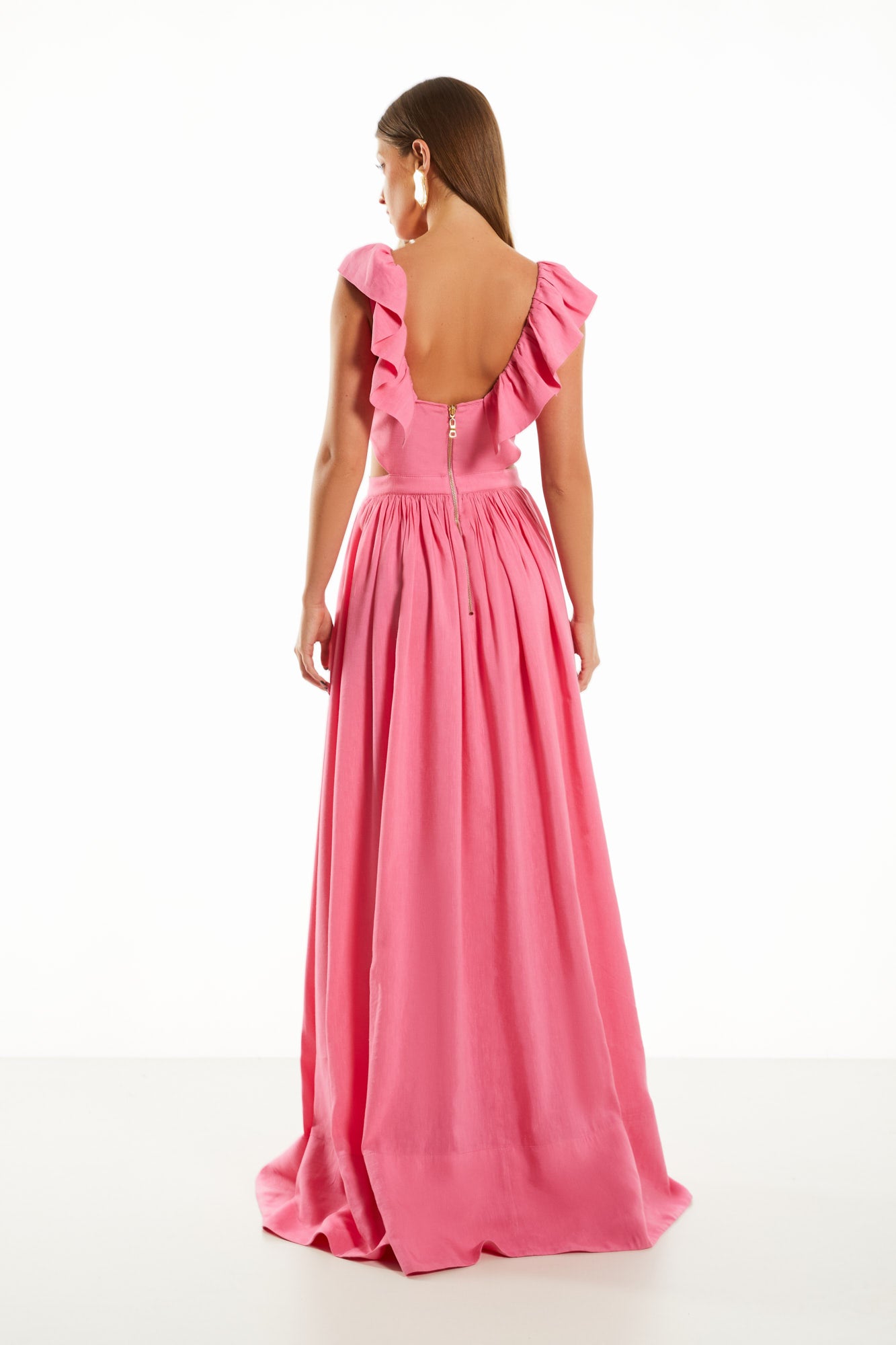 FABULOUS AGILITÀ - Vestido Longo Robin Tulipa Rosa