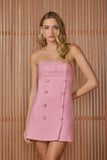 FABULOUS AGILITÀ - Vestido Curto Jessie Botões Ballet