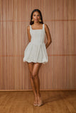 FABULOUS AGILITÀ - Vestido Curto Bianca Corselet OFF White