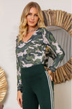 ONE UP - Blusa Armee Estampado Verde