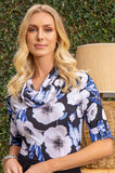 ONE UP - Blusa Papoula Azul