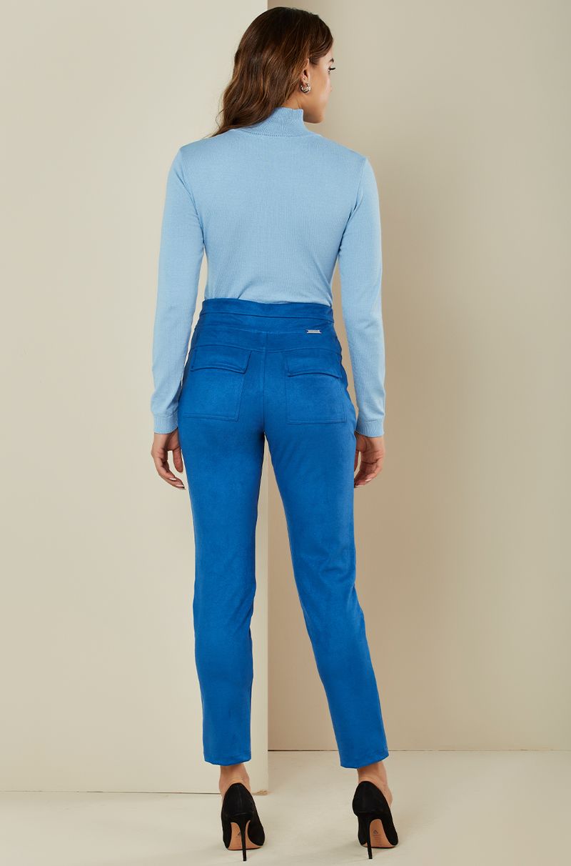 ONE UP - Calça Chamois Azul Royal