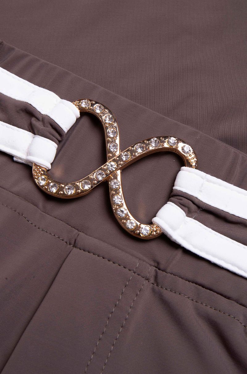 ONE UP - Calça Havana Com Off Militar