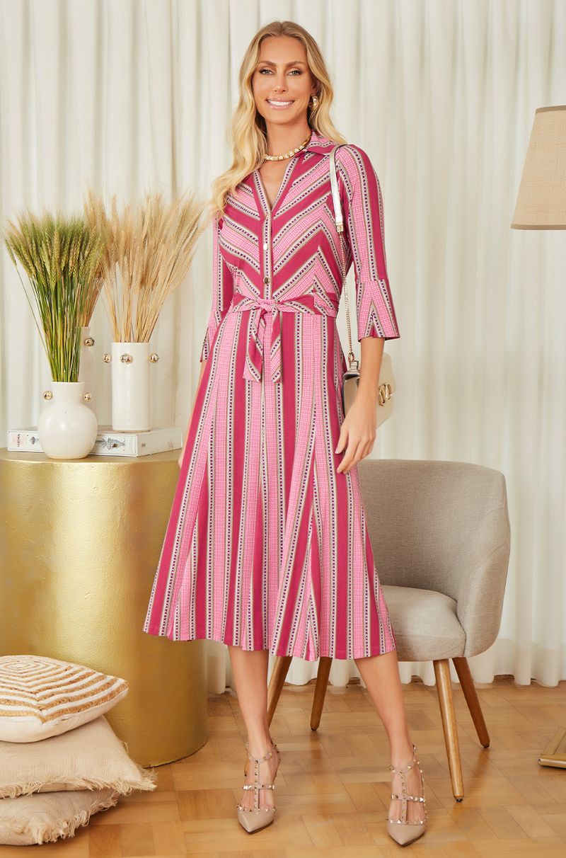 ONE UP - Vestido Pretoria Rosa