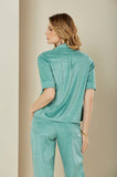 ONE UP - Calça Chamois Acqua Verde