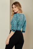 ONE UP - Blusa Davos Estampado Verde