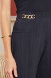 ONE UP - Calça Fluity Dark Jeans Preto