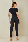 ONE UP - Calça Fluity Dark Jeans Preto