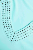 ONE UP - Blusa Aruba Decote Cristal Verde