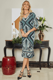 ONE UP - Vestido Bey Bey Verde