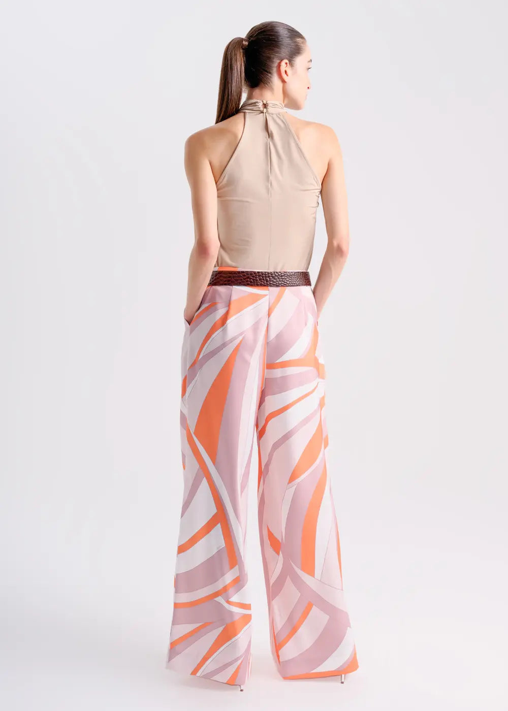 ALPHORRIA - Blusa Detalhe Metal Fendi