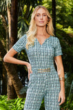 ONE UP - Blusa Aurore Aurore Verde