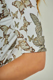 ONE UP - Blusa Madeleine Branco