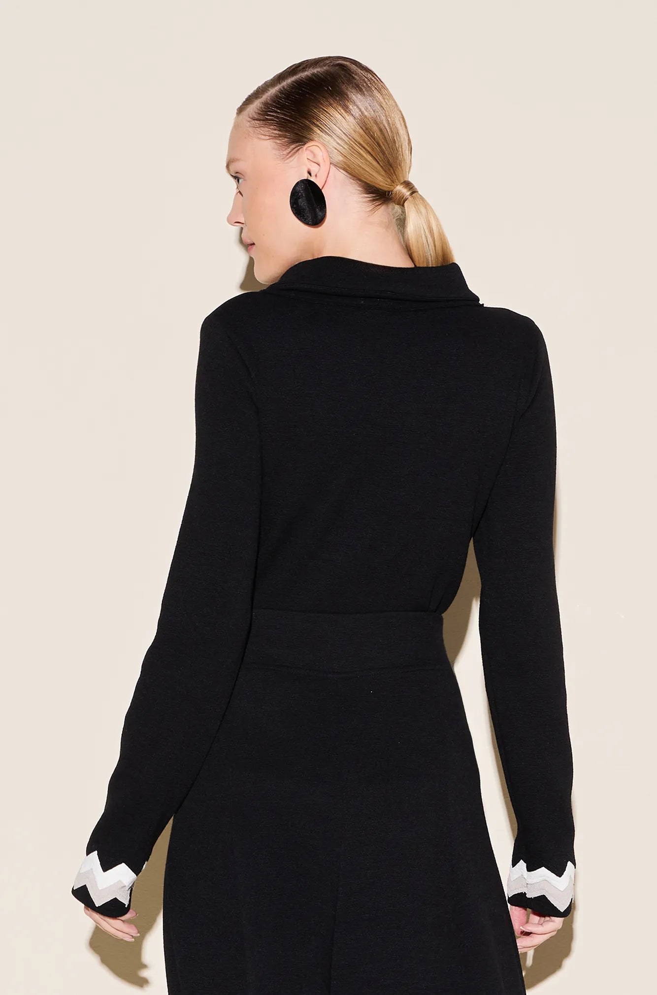 ONE UP - Blusa Paris Black C/ Bicolor Preto