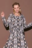 ONE UP - Bolero Cosette Bege Estampado