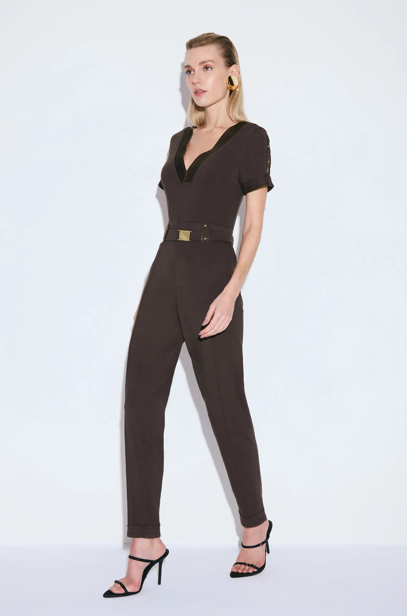 ONE UP - Calça Brown C/ Fluity Marrom