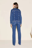 ONE UP - Calça Jeans Blue Matelasse Marinho