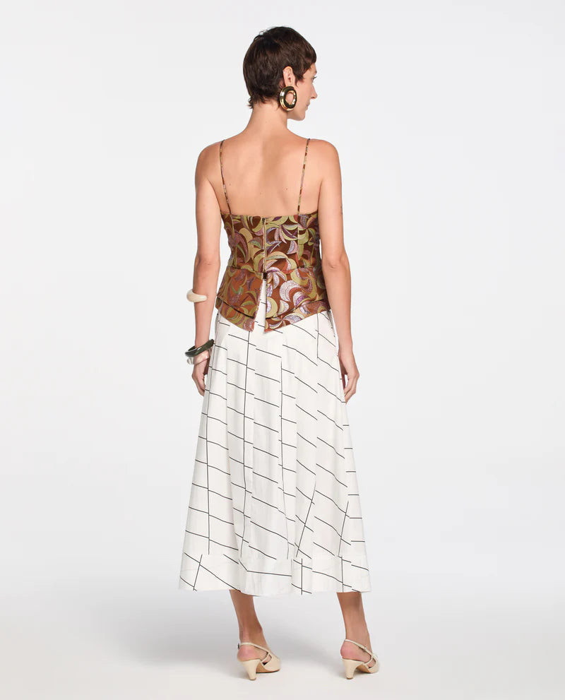 LAFORT - Top Basque Dolores Geométrico Artsy