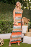 ONE UP - Vestido Longo Castello Coral