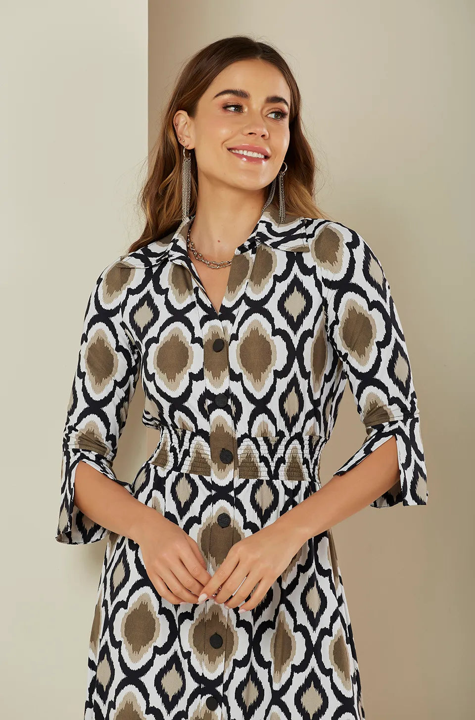 ONE UP - Vestido Marrakesh Havana Preto