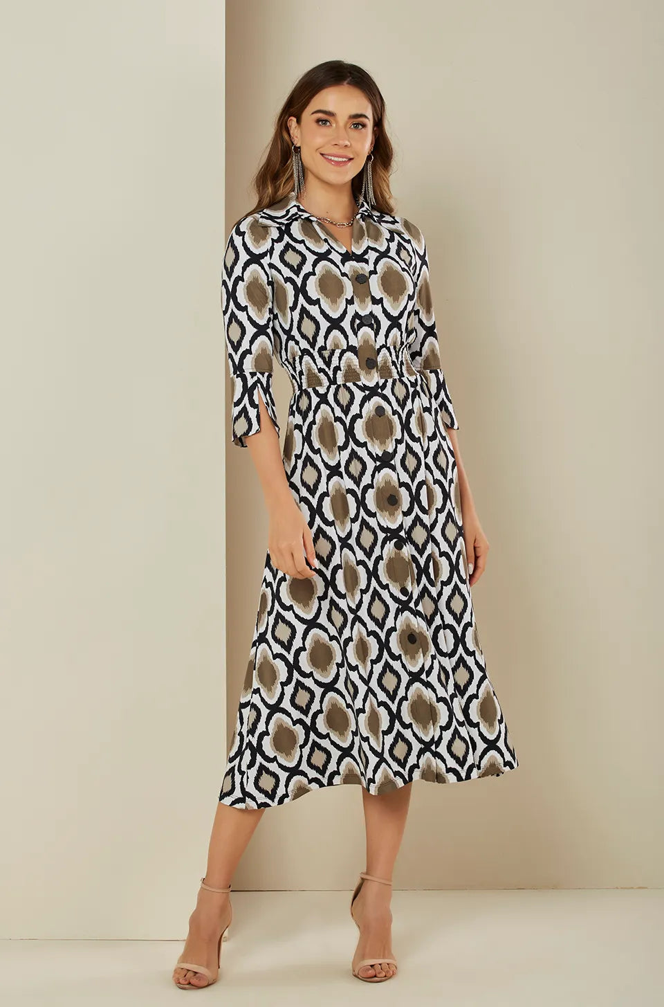 ONE UP - Vestido Marrakesh Havana Preto
