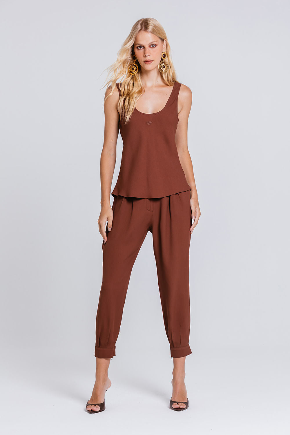 CHARTH - Blusa Melanie Marrom