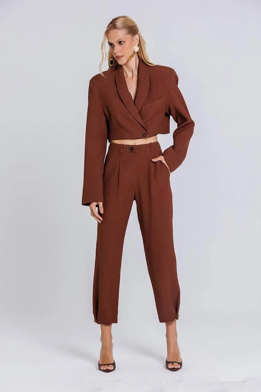 CHARTH - Calça Telis Hera Marrom