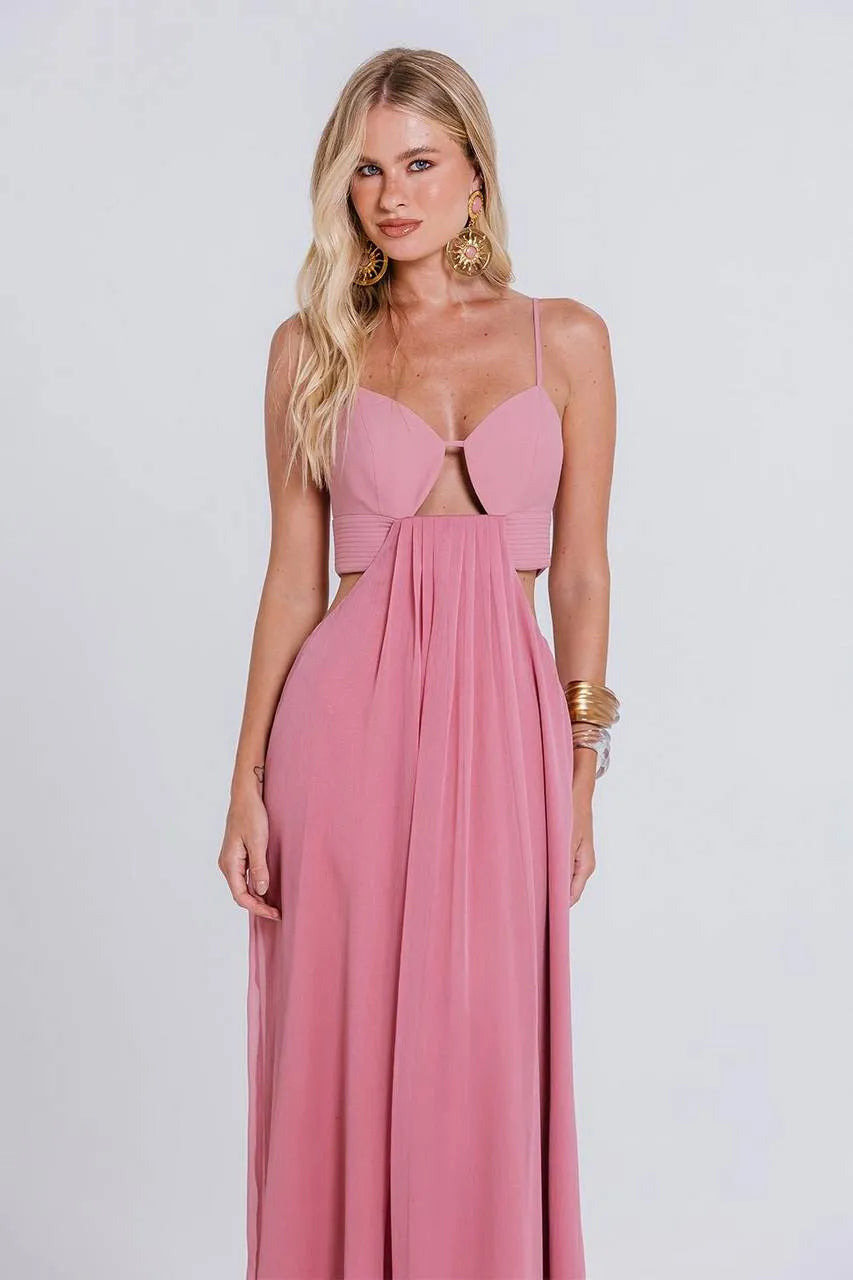 CHARTH - Vestido Longo Cora Lotus