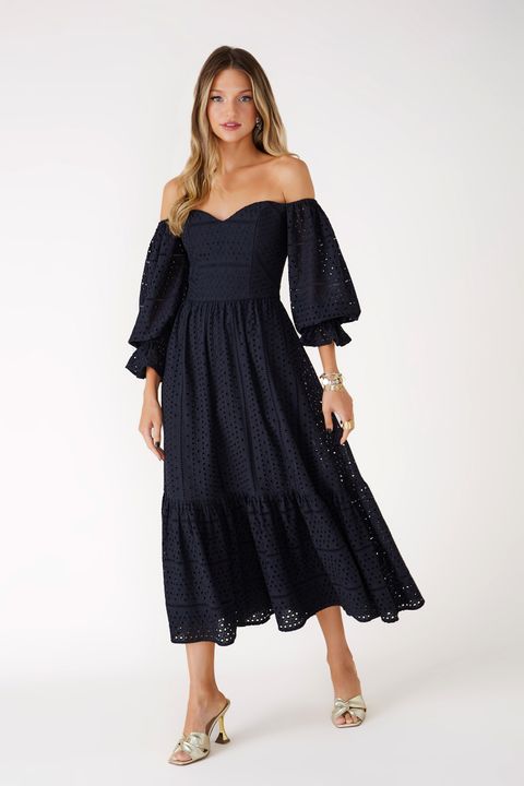 FABULOUS AGILITÀ - Vestido Midi Preto Noemia - Inverno 21