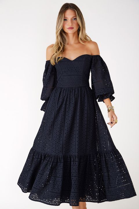 FABULOUS AGILITÀ - Vestido Midi Preto Noemia - Inverno 21