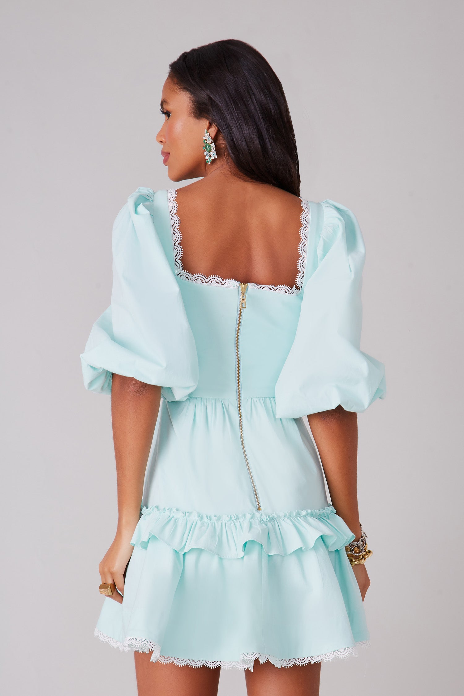 FABULOUS AGILITÀ - Vestido Curto Priscila Menta - Verão 22