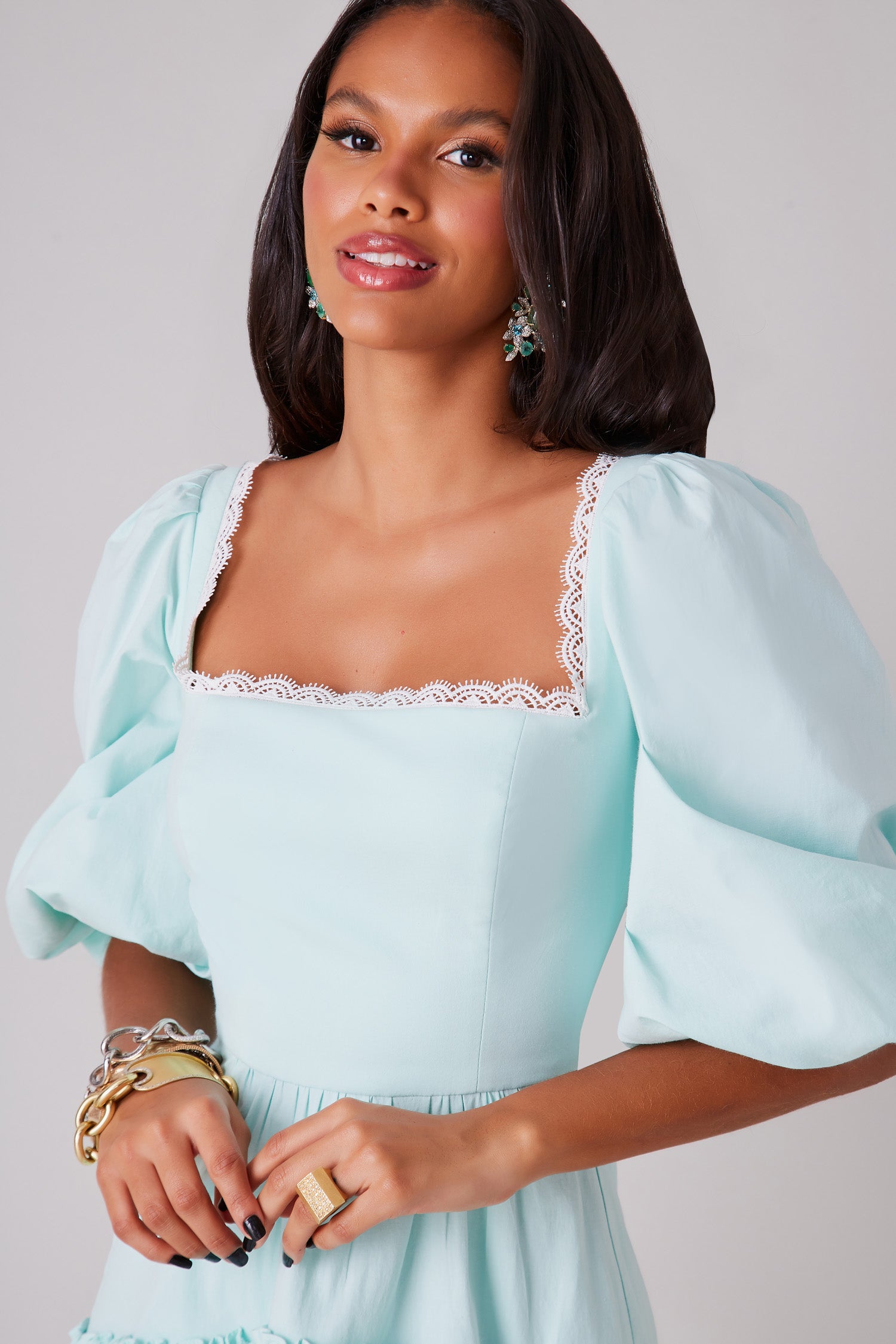 FABULOUS AGILITÀ - Vestido Curto Priscila Menta - Verão 22