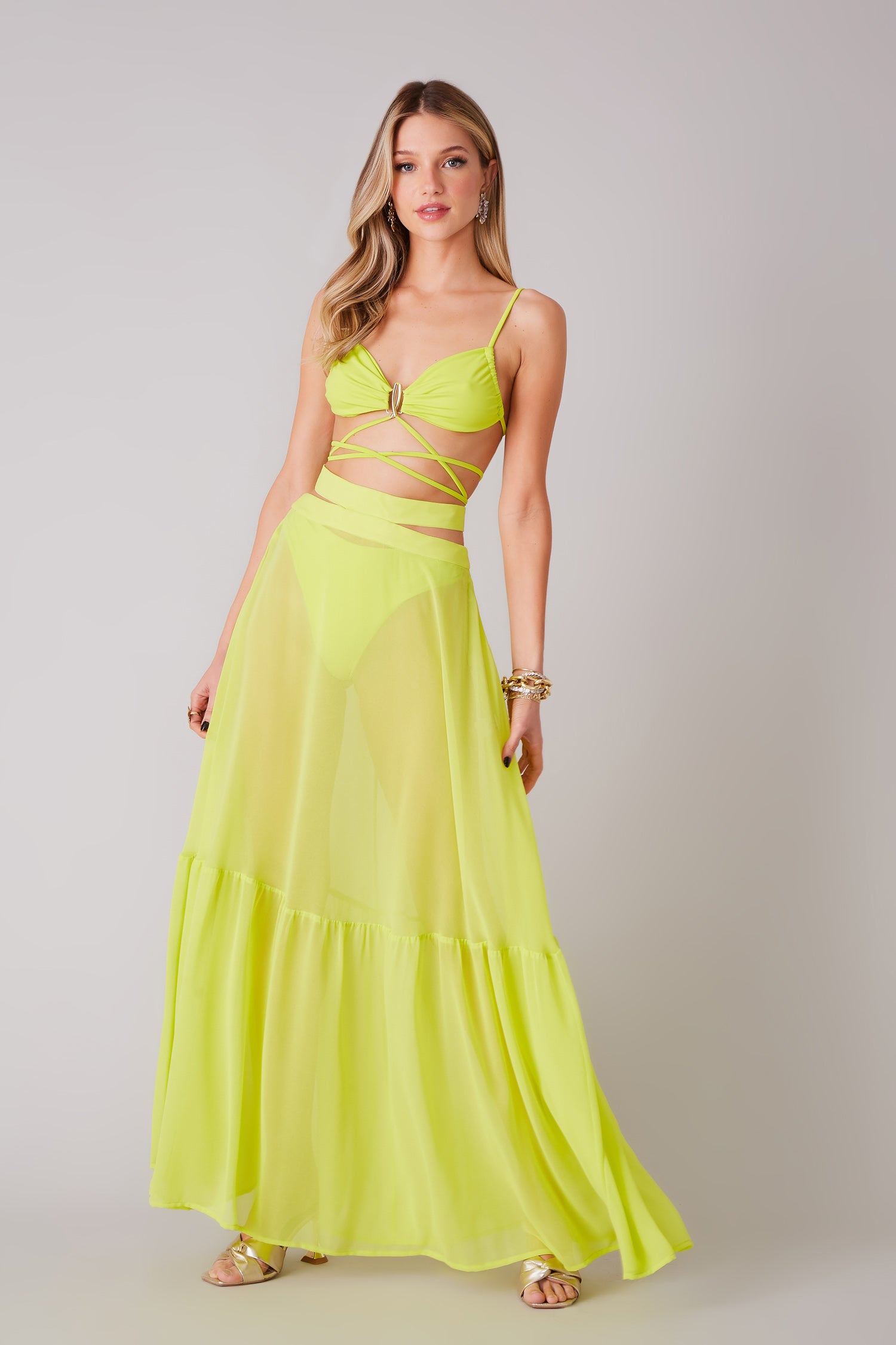 FABULOUS AGILITÀ - Saia Longa Capri Al Mare Citrus - Verão 22