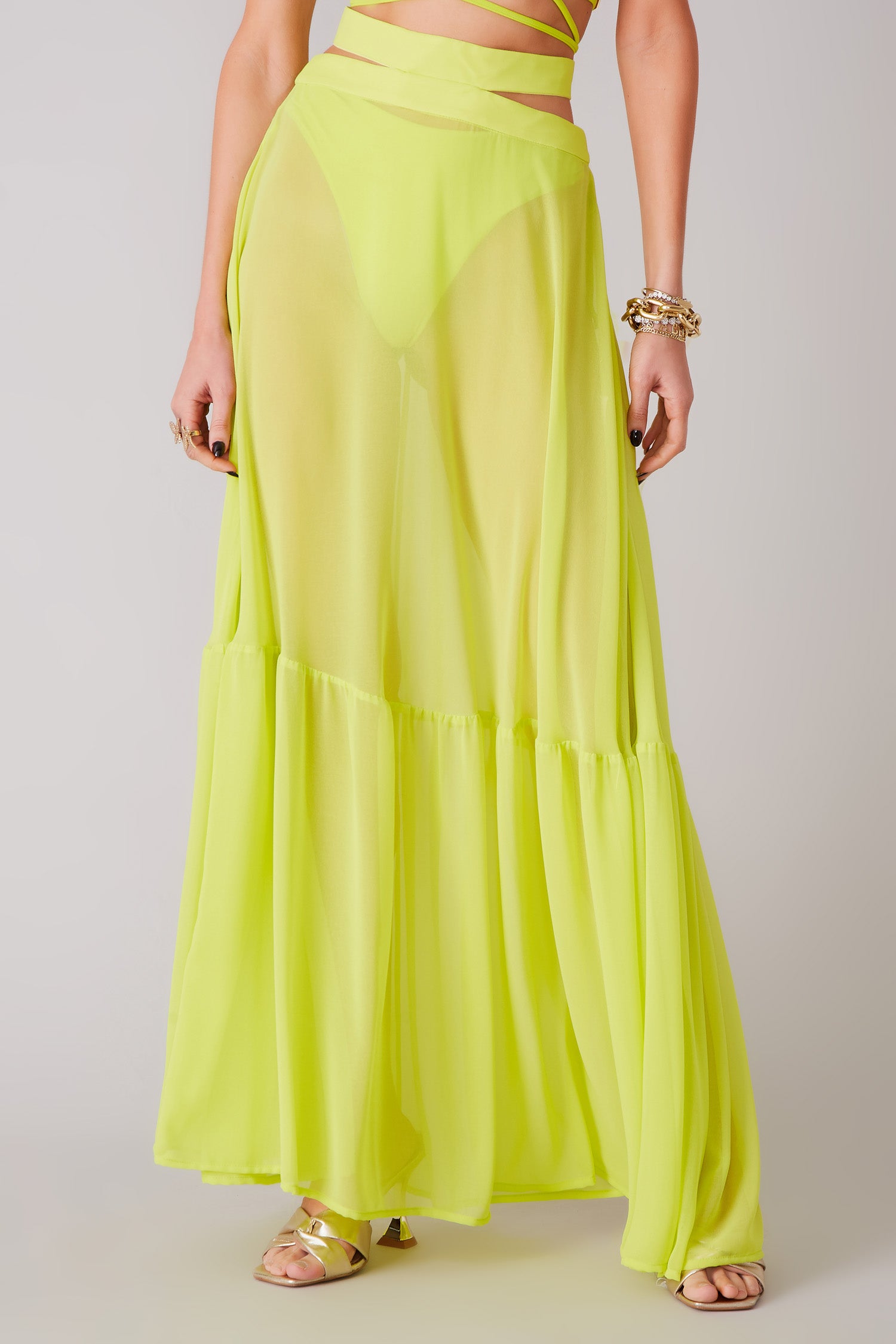 FABULOUS AGILITÀ - Saia Longa Capri Al Mare Citrus - Verão 22