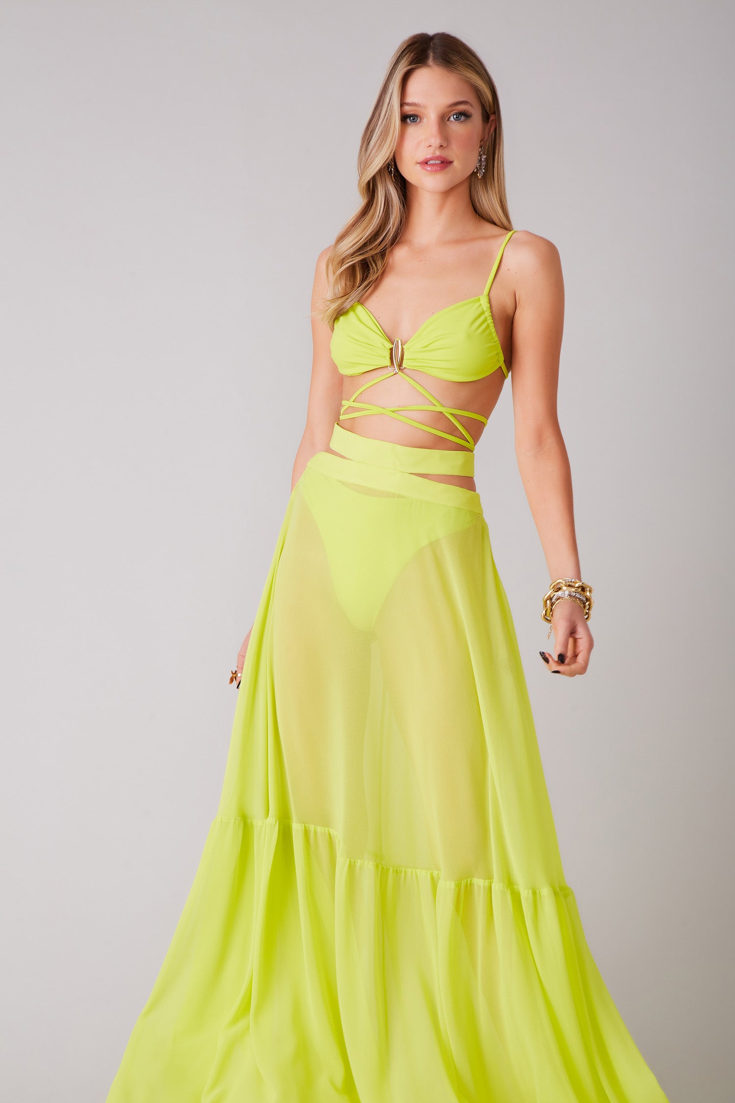 FABULOUS AGILITÀ - Saia Longa Capri Al Mare Citrus - Verão 22