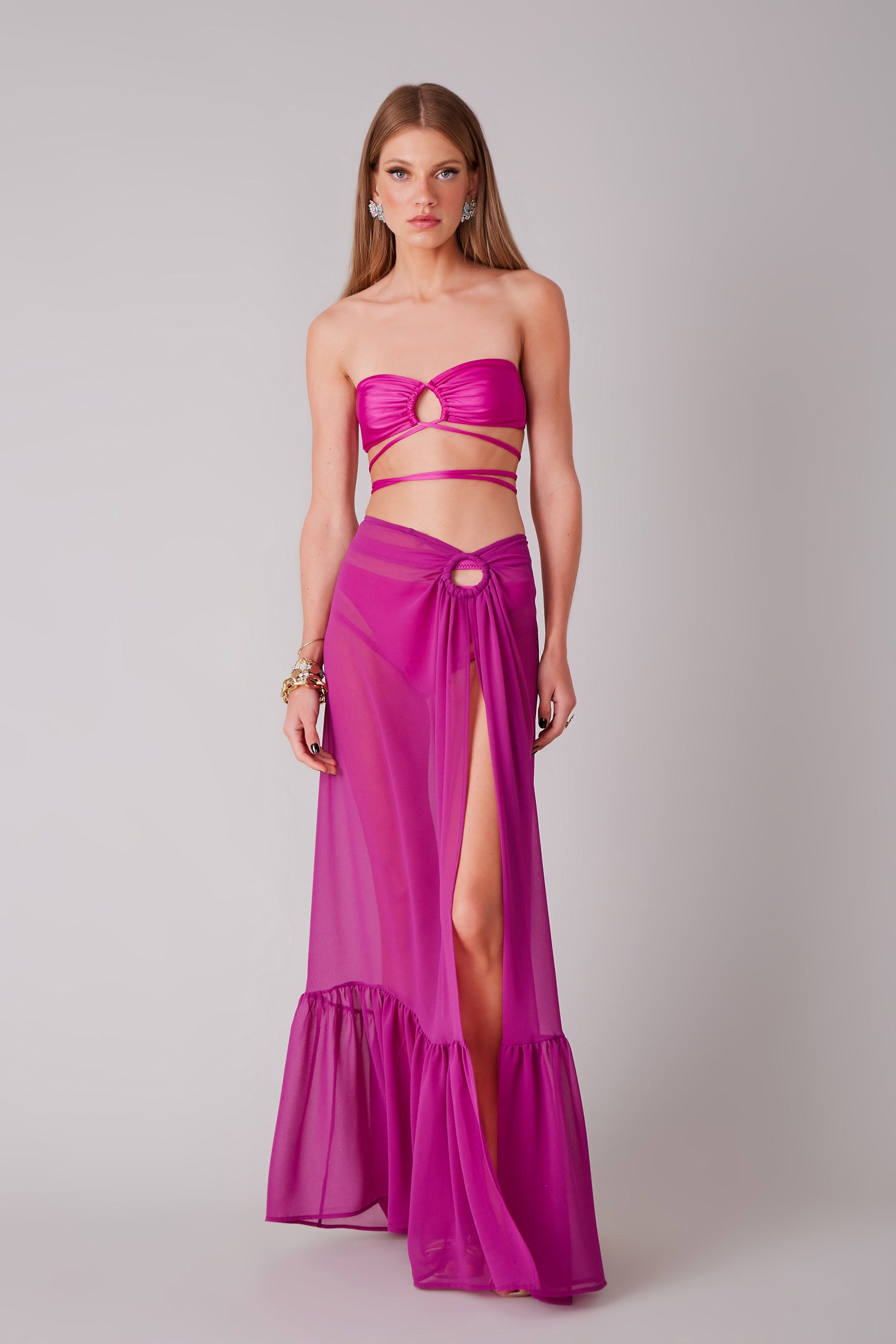 FABULOUS AGILITÀ - Saia L Sicilia Al Mare Orquídea - Verão 22