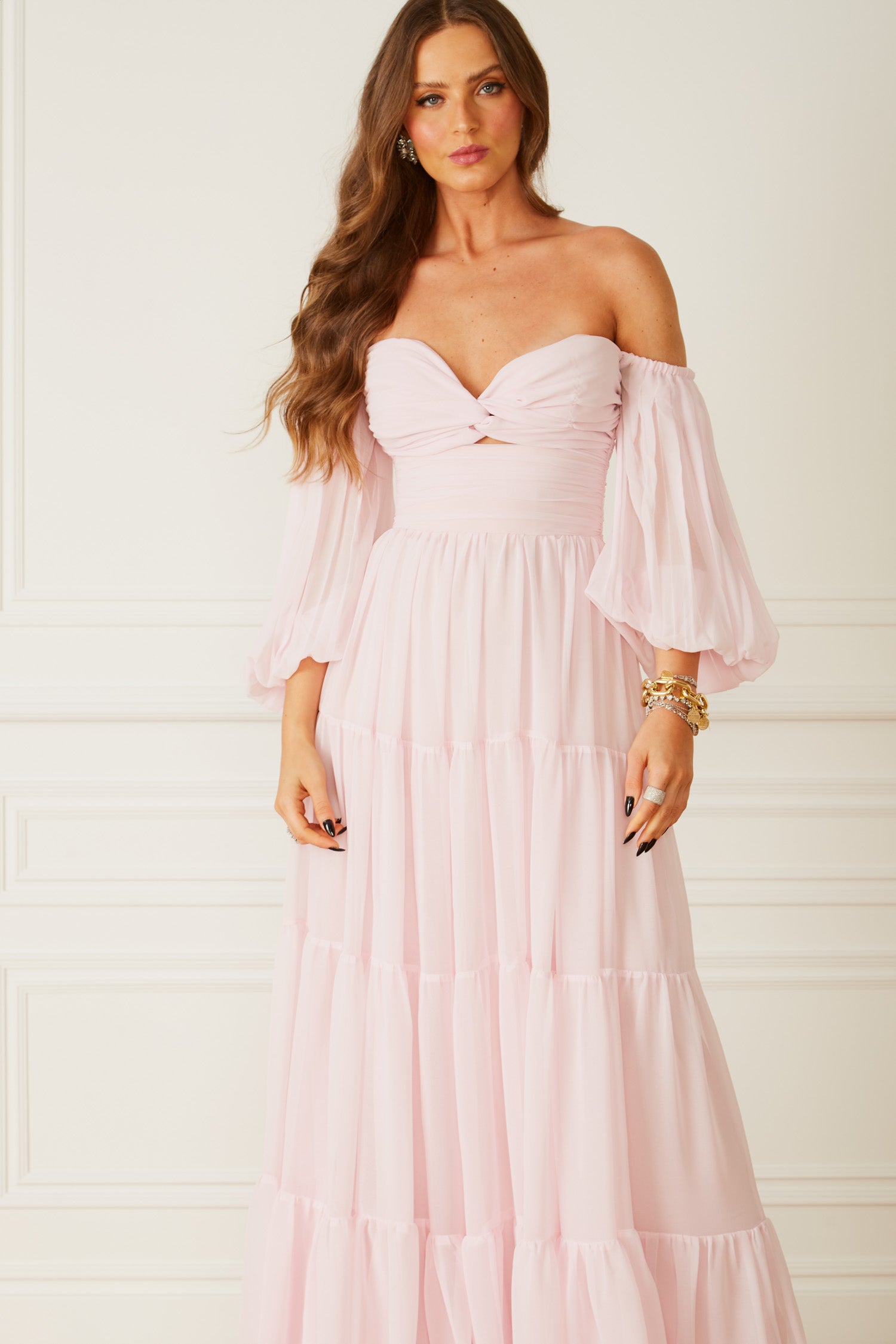 FABULOUS AGILITÀ - Vestido Longo Janaina Baby Pink - Inverno 22