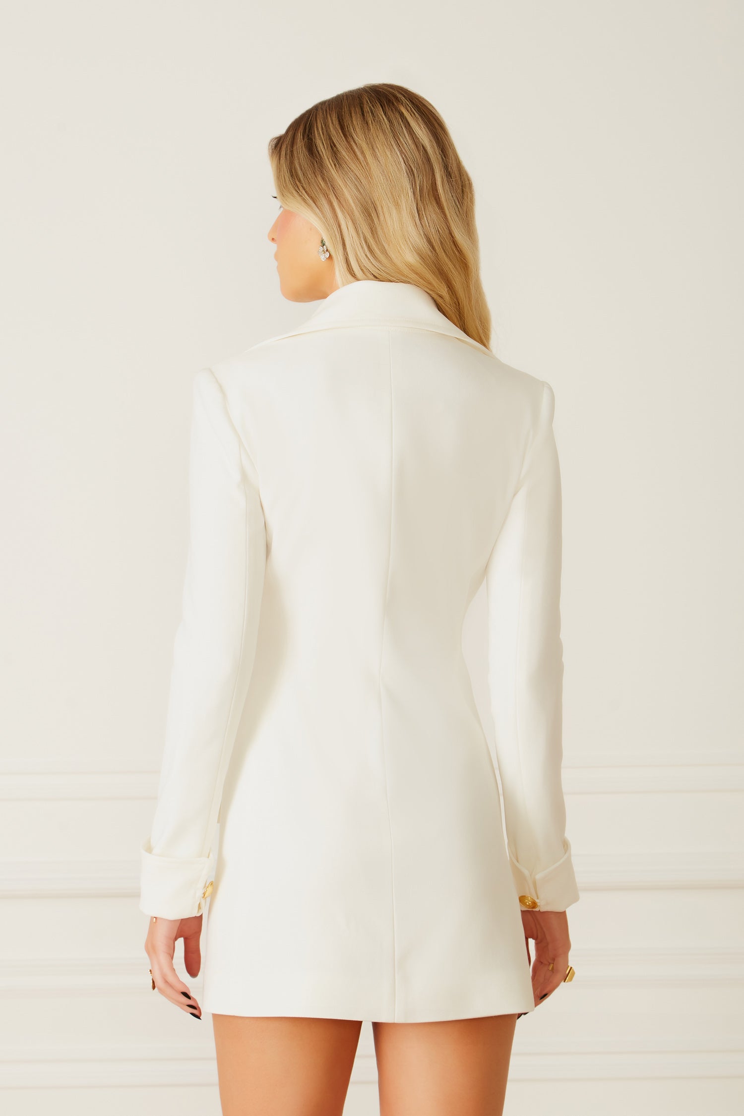 FABULOUS AGILITÀ - Vestido Curto Tamires Off White - Inverno 22