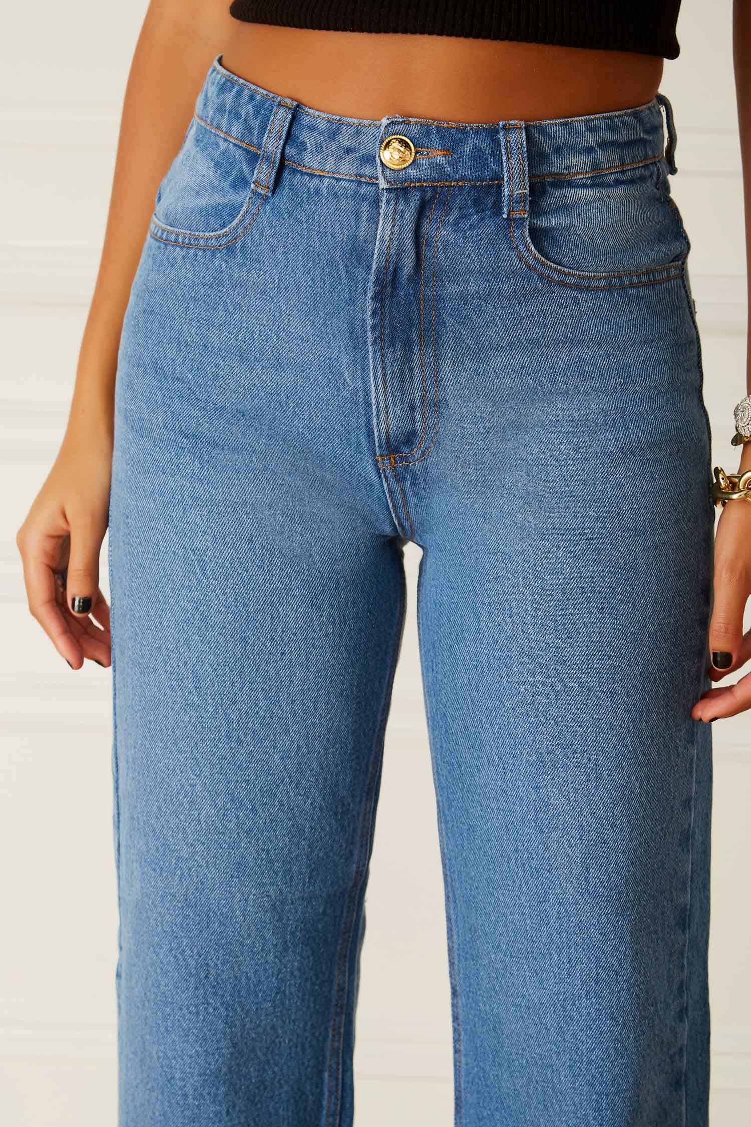 FABULOUS AGILITÀ - Calça Jeans Wide Leg - Inverno 22