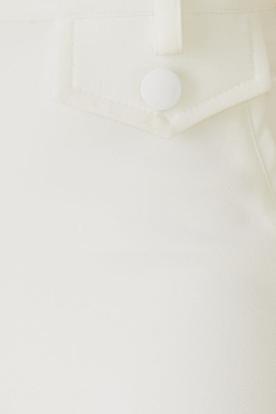 AGILITÀ - Calça Flare Detalhe Passador Off White - Verão 23