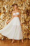 FABULOUS AGILITÀ - Saia Longa Monaco Al Mare Off White - Verão 23