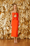 FABULOUS AGILITÀ - Vestido Midi Kendal Guarana - Verão 23