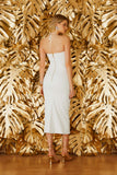 FABULOUS AGILITÀ - Vestido Midi Mari Off White - Verão 23