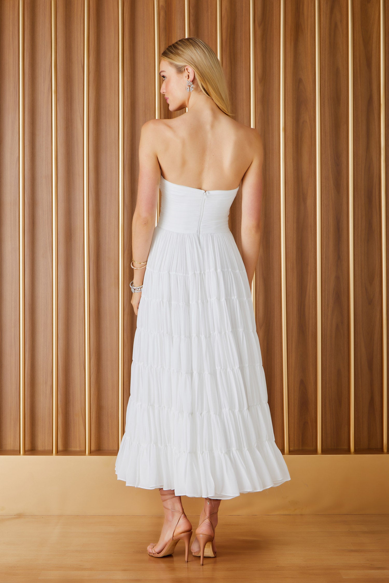 FABULOUS AGILITÀ -Vestido Midi Sarah Off White