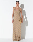 LAFORT - Vestido Longo Dourado Agne
