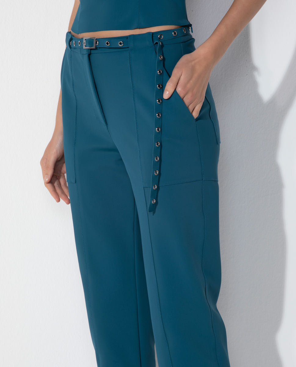 LAFORT - Calça Slim Lorena Azul Lunar