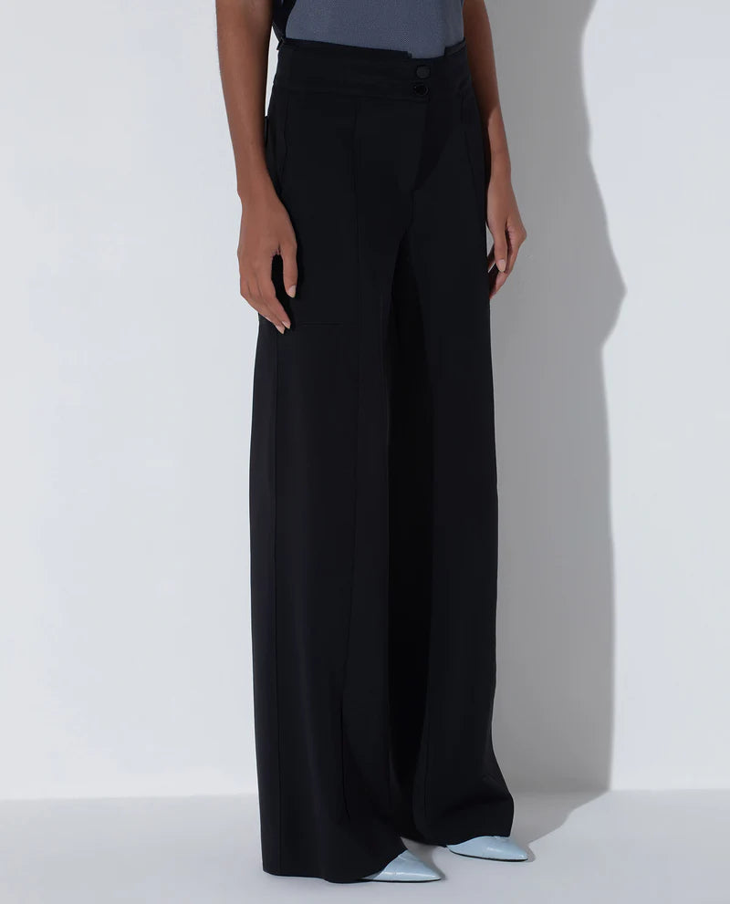 LAFORT - Calça Pantalona Miriam Preto