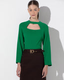 LAFORT - Blusa Manga Longa Skyler Verde Fresh